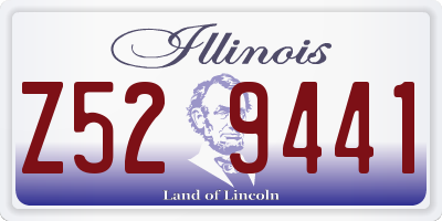IL license plate Z529441