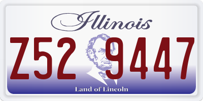 IL license plate Z529447