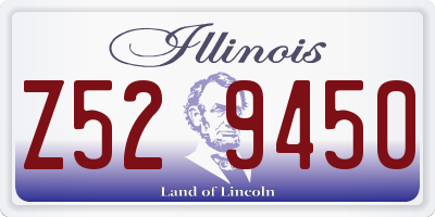 IL license plate Z529450