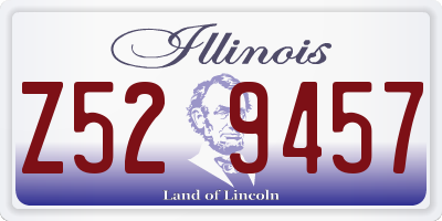 IL license plate Z529457