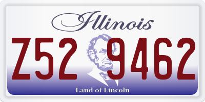 IL license plate Z529462