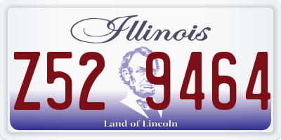 IL license plate Z529464