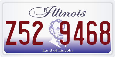 IL license plate Z529468