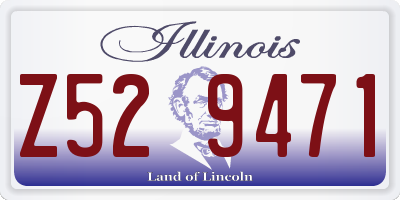 IL license plate Z529471