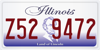 IL license plate Z529472