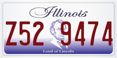IL license plate Z529474