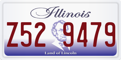 IL license plate Z529479