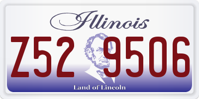 IL license plate Z529506