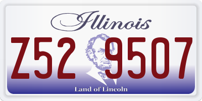 IL license plate Z529507