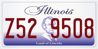 IL license plate Z529508