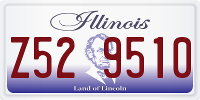 IL license plate Z529510
