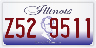 IL license plate Z529511