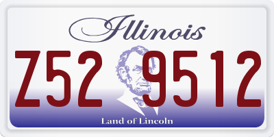 IL license plate Z529512