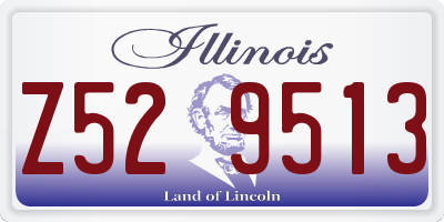 IL license plate Z529513