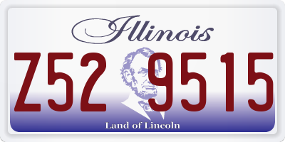 IL license plate Z529515