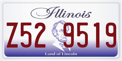 IL license plate Z529519