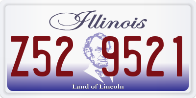 IL license plate Z529521