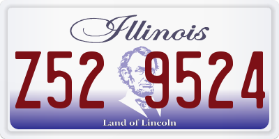 IL license plate Z529524