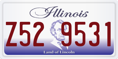 IL license plate Z529531