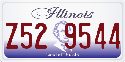 IL license plate Z529544