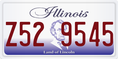 IL license plate Z529545