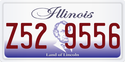 IL license plate Z529556