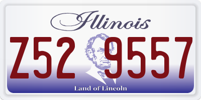 IL license plate Z529557