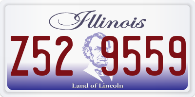 IL license plate Z529559