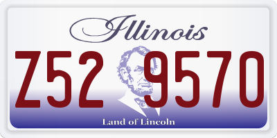 IL license plate Z529570