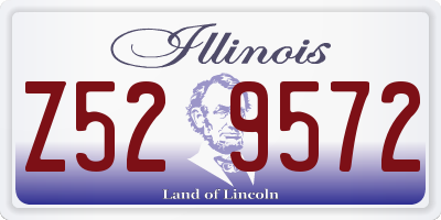 IL license plate Z529572