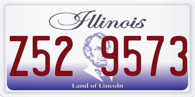 IL license plate Z529573