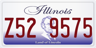 IL license plate Z529575