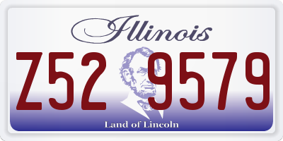 IL license plate Z529579
