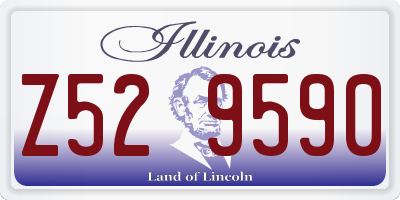 IL license plate Z529590