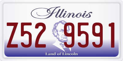 IL license plate Z529591