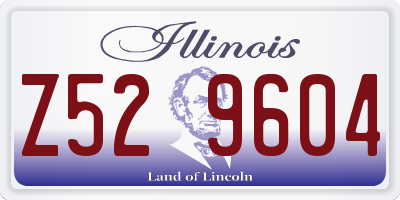 IL license plate Z529604