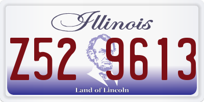 IL license plate Z529613
