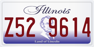 IL license plate Z529614