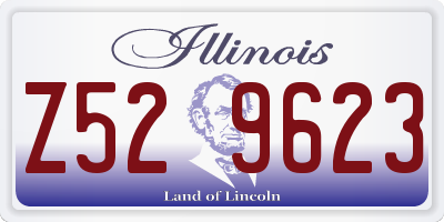 IL license plate Z529623