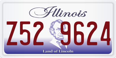IL license plate Z529624