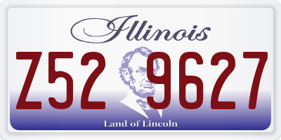 IL license plate Z529627