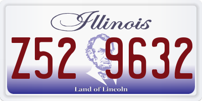 IL license plate Z529632