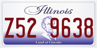 IL license plate Z529638