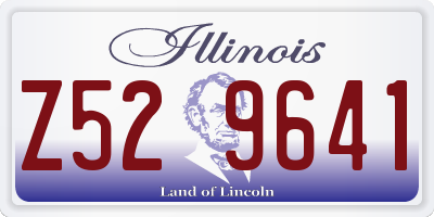 IL license plate Z529641