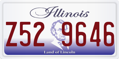 IL license plate Z529646