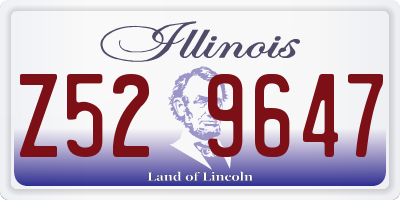 IL license plate Z529647