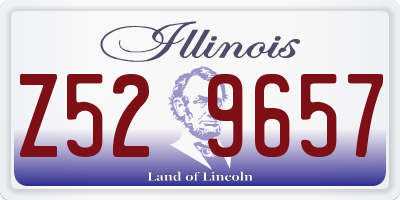 IL license plate Z529657
