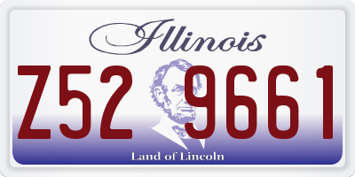 IL license plate Z529661