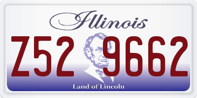 IL license plate Z529662
