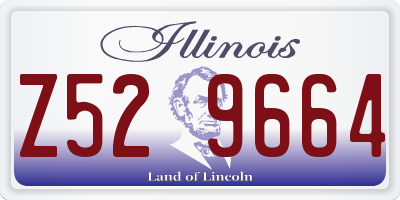 IL license plate Z529664